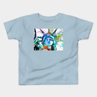 Statue of Liberty Grunge Kids T-Shirt